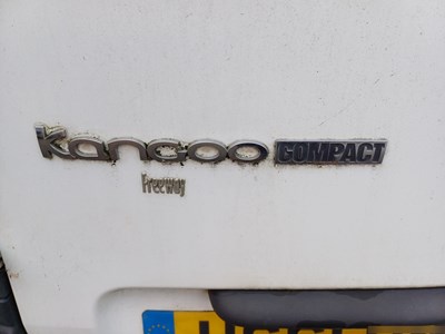 Lot 38 - 2011 (61 Plate) Renault Kangoo Compact Panel Van Euro 5
