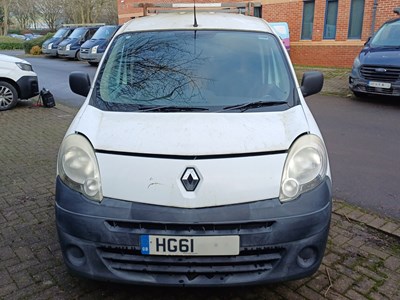 Lot 38 - 2011 (61 Plate) Renault Kangoo Compact Panel Van Euro 5