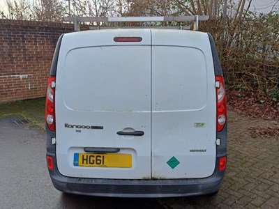 Lot 38 - 2011 (61 Plate) Renault Kangoo Compact Panel Van Euro 5