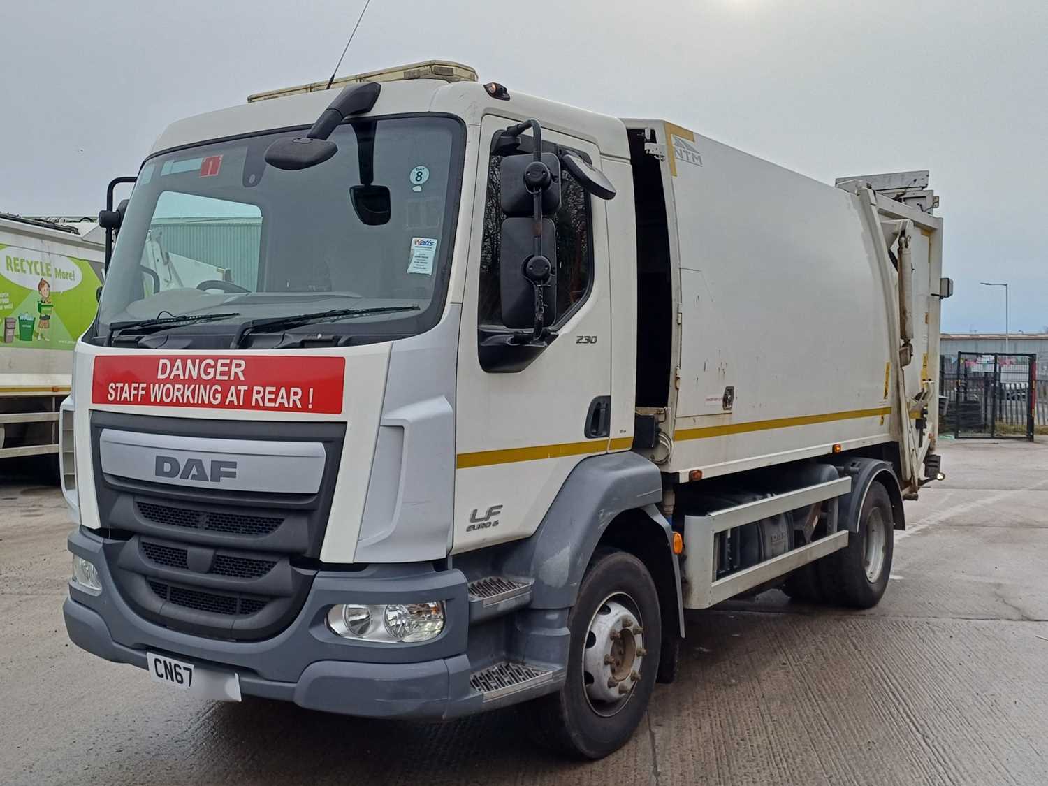 Lot 8 - 2017 (67 Plate) DAF LF 230 FA 4x2 Refuse Vehicle Euro 6