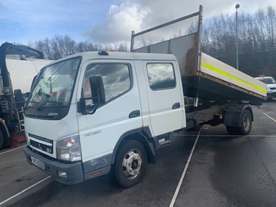 Lot 7 - 2007 Mitsubishi Fuso Canter 7C15 Dropside Tipper Euro 4