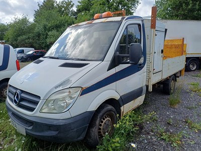 Lot 35 - 2008 (58 Plate) Mercedes Sprinter 311 CDI MWB Dropside Euro 4